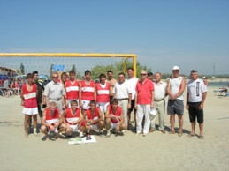 Победитель турнира по пляжному футболу команда "ВВД-Инногарант" г.Батайск